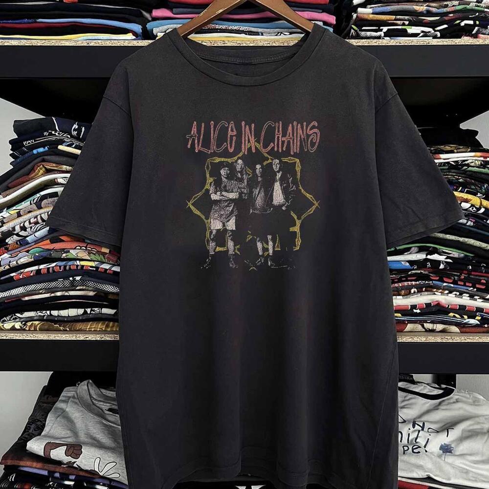 Style Alice In Chain Black T-Shirt